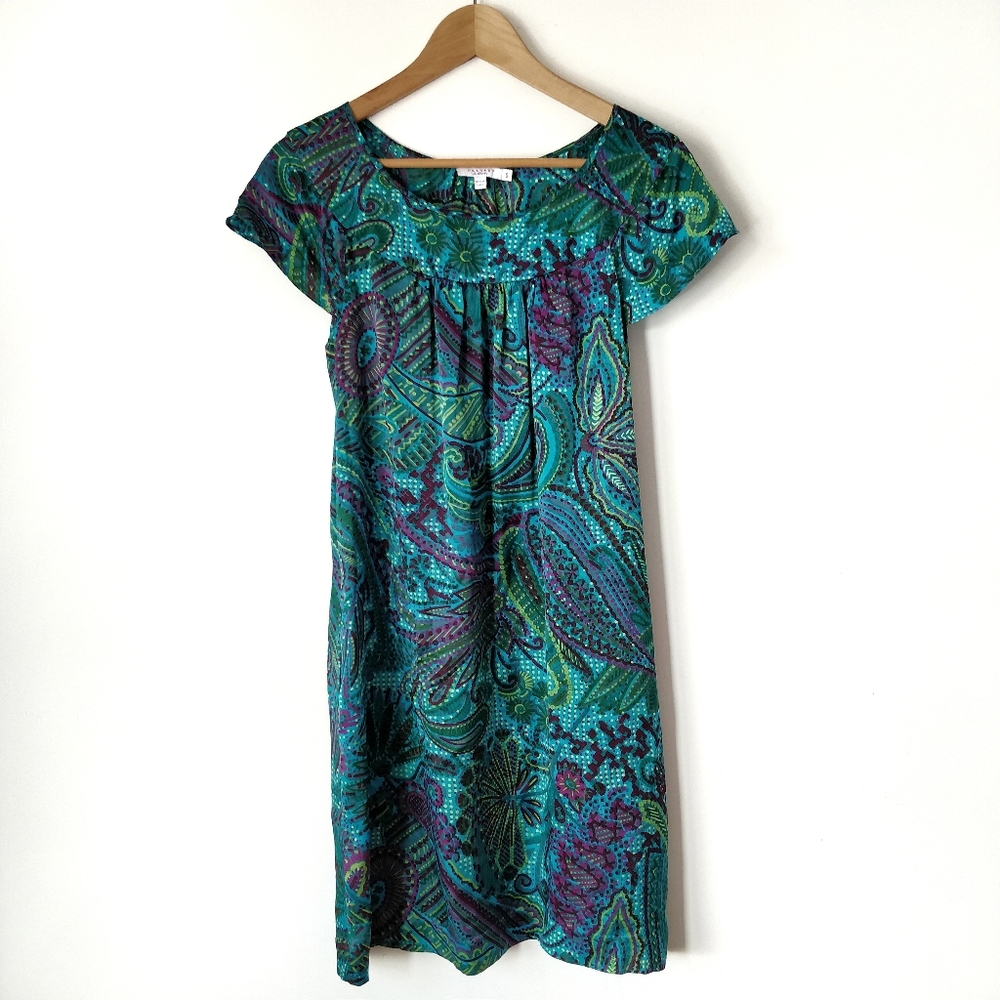 Calypso St.Barth 100% Silk Sheath Dress S